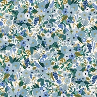 Tissu Rifle Paper Garden Party Petite Garden Blue 20 x 110 cm