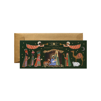 Carte double Nativité avec enveloppe