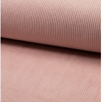 Velours grosses côtes stretch nude 20 x 140 cm