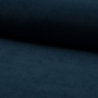 Velours milleraies 100% coton marine clair 20 x 140 cm