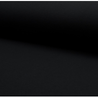 Molleton coloris noir 20 x 150 cm