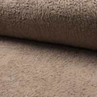 Teddy fausse fourrure coloris sable 20 x 150 cm