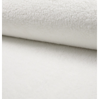 Teddy fausse fourrure coloris blanc 20 x 150 cm