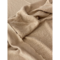 Jersey maille bouclette coloris cappuccino 20 x 145 cm