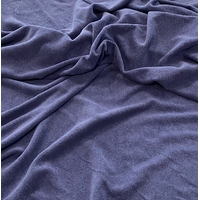 Jersey éponge coloris indigo 20 x 145 cm