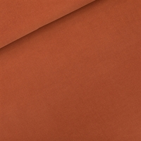 Velours côte fine coloris brun umber 20 x 150 cm