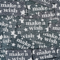 Étiquettes tissées ©ikatee - 5 étiquettes "Make a wish"