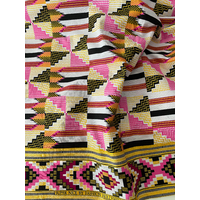 Coupon de wax patch coloris rose 2m30 x 115 cm