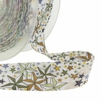 Biais Liberty Adelajda brun C 50 cm