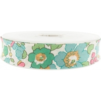 Biais Liberty Betsy turquoise coloris D 50cm