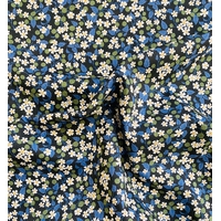 Liberty Tana Lawn™ Karen's choice Periwinkle coloris B 20 x 137 cm