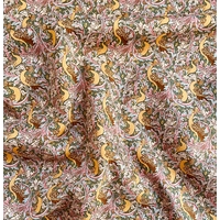 Liberty Tana Lawn™ Eden's Awakening mordoré coloris B 20 x 137 cm