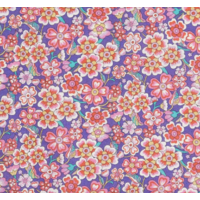 Liberty Tana Lawn™ Anokhi Rose violine coloris A 20 x 137 cm