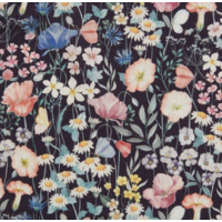 Liberty Tana Lawn™ Jude's garden pastel fond marine coloris B 20 x 137 cm
