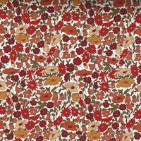 Liberty Tana Lawn™ Poppy Forest rouille coloris F 20 x 137 cm