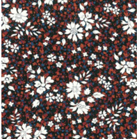 Popeline Liberty Capel Pepper rouille coloris A 20 x 145 cm