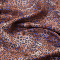Liberty Tana Lawn™ Leopard Camo brun et bleu coloris A 20 x 137 cm