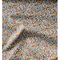 Liberty Tana Lawn™ Ava rouille coloris C 20 x 137 cm