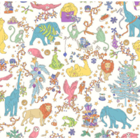 Liberty Tana Lawn™ Christmas coloris S 20 x 137 cm