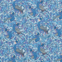 Liberty Tana Lawn™ Eden's Awakening bleu coloris C 20 x 137 cm