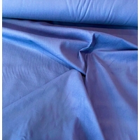 Velours milleraies 100% coton bleu 20 x 140 cm