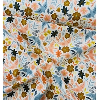 Velours imprimé fond clair 20 x 140 cm