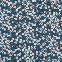 Liberty Tana Lawn™ Mitsi pétrole coloris A 20 x 137 cm