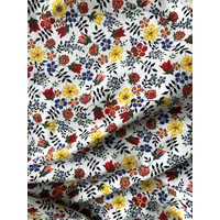 COUPON de Liberty Jersey Edenham fond clair 87 x 140 cm