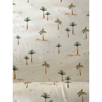 Jersey imprimé palmiers 20 x 140 cm
