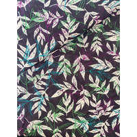 Viscose Silhouette anthracite violet vert 20 x 140 cm