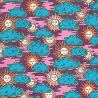 Liberty Tana Lawn™ Follow the sun violet coloris A 20 x 137 cm