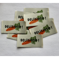 Étiquettes tissées MiniMâle - Delizioso x3