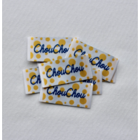 Étiquettes tissées MiniMâle - Chouchou x3