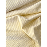 Tissu seersucker coloris jaune 20 x 140 cm