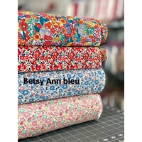 Liberty Lycra Betsy Ann bleu 20 cm x 150 cm