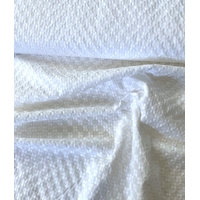 Broderie serrée blanche 20 x 130 cm