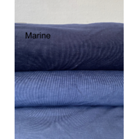 Velours milleraies marine aspect jean 20 x 135 cm