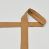 Biais jersey caramel largeur 2cm x 10cm