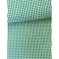 Tissu vichy seersucker coloris vert 20 x 140 cm