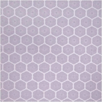 Popeline rosaces coloris parme 20 x 140 cm