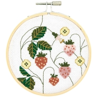 Kit de point de croix Fraises