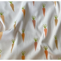 Jersey côtelé Carottes 20 x 110 cm