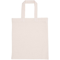 Cabas en coton coloris naturel 38 x 42 cm