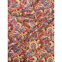 Liberty Lycra Milo Jungle rouge 20 x 145 cm