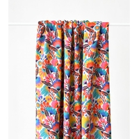 Tissu viscose Phoenix flowers 20 x 138 cm