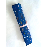 Coupon de 2m x 137cm qualité Tana Lawn - Liberty Ribbon Twirl bleu G19