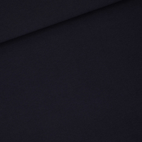 DERNIER COUPON de Sweat léger "French Terry" uni coloris Nuit Polaire 47 x 150 cm