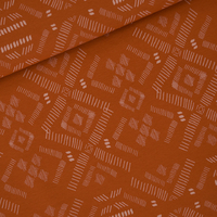 Sweat léger "French Terry" imprimé Pattern Stripes 20 x 150 cm