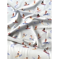 Sweat léger surf coloris ciel 20 x 145 cm