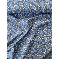 Liberty popeline Hawkins Brice bleu coloris A 20 x 145 cm